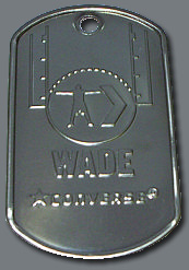 stamped logo dog tags