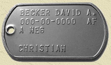 Air Force Dog Tags