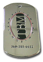 Company Logo Dog Tag