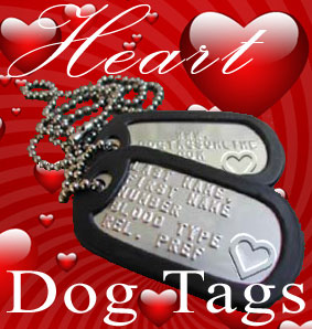 Boyfriend and girlfriend dog tags hotsell