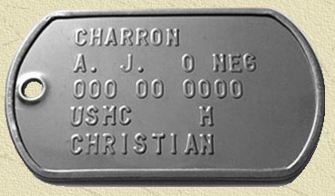 marine dog tags